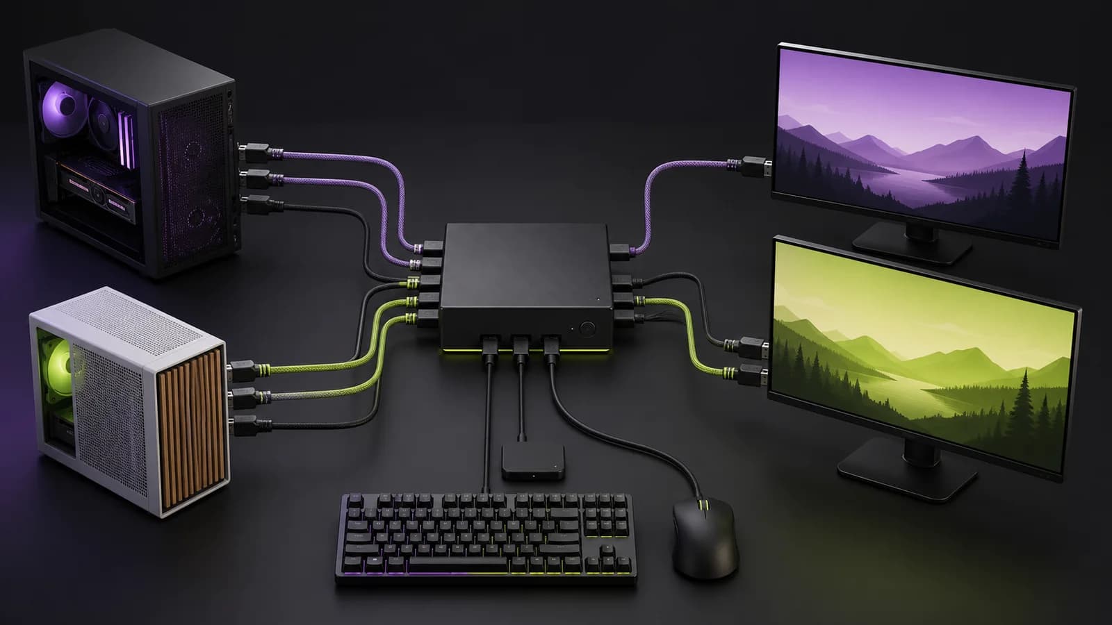 UGREEN 55851 DisplayPort KVM Review: Check the Wiring First