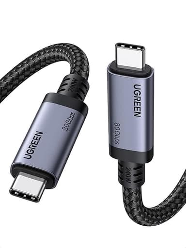 UGREEN USB4 Gen4 80Gbps 240W USB-C Cable 1m — Best high-speed data
