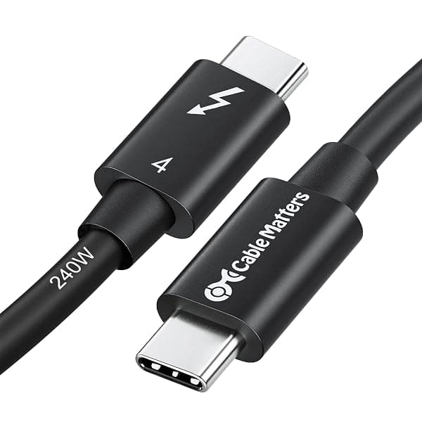 Cable Matters 240W Thunderbolt 4 USB-C Cable — Best for power users