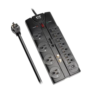 Tripp Lite Protect It! 12-Outlet Surge Protector TLP1208SAT — Best for home/office