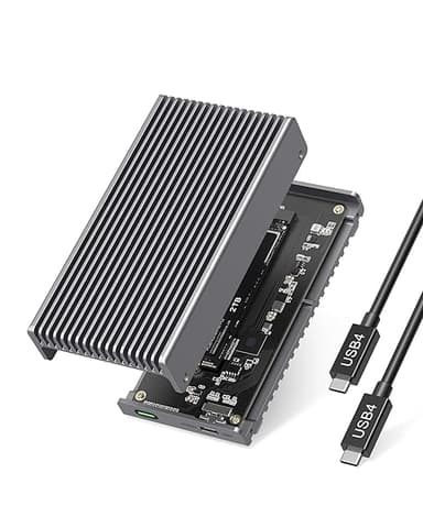 VCOM CU876N Thunderbolt 5 / USB4 NVMe SSD Enclosure — Best overall
