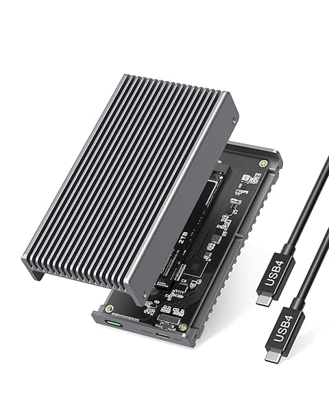 VCOM CU876N Thunderbolt 5 / USB4 NVMe SSD Enclosure — Best overall