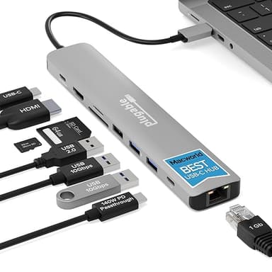 Plugable 9-in-1 USB-C Hub Multiport Adapter — Best overall
